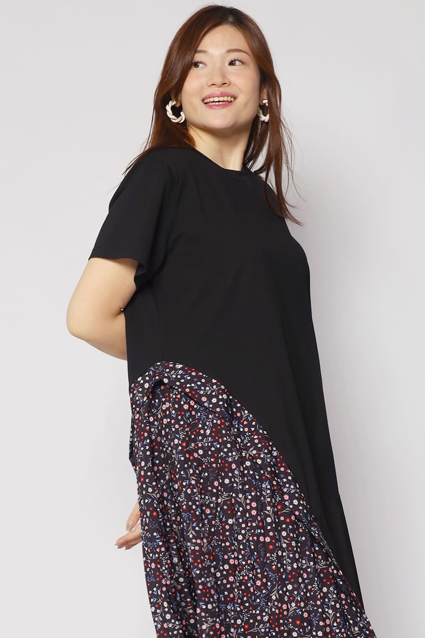 Anna Dress in Ditsy Floral
