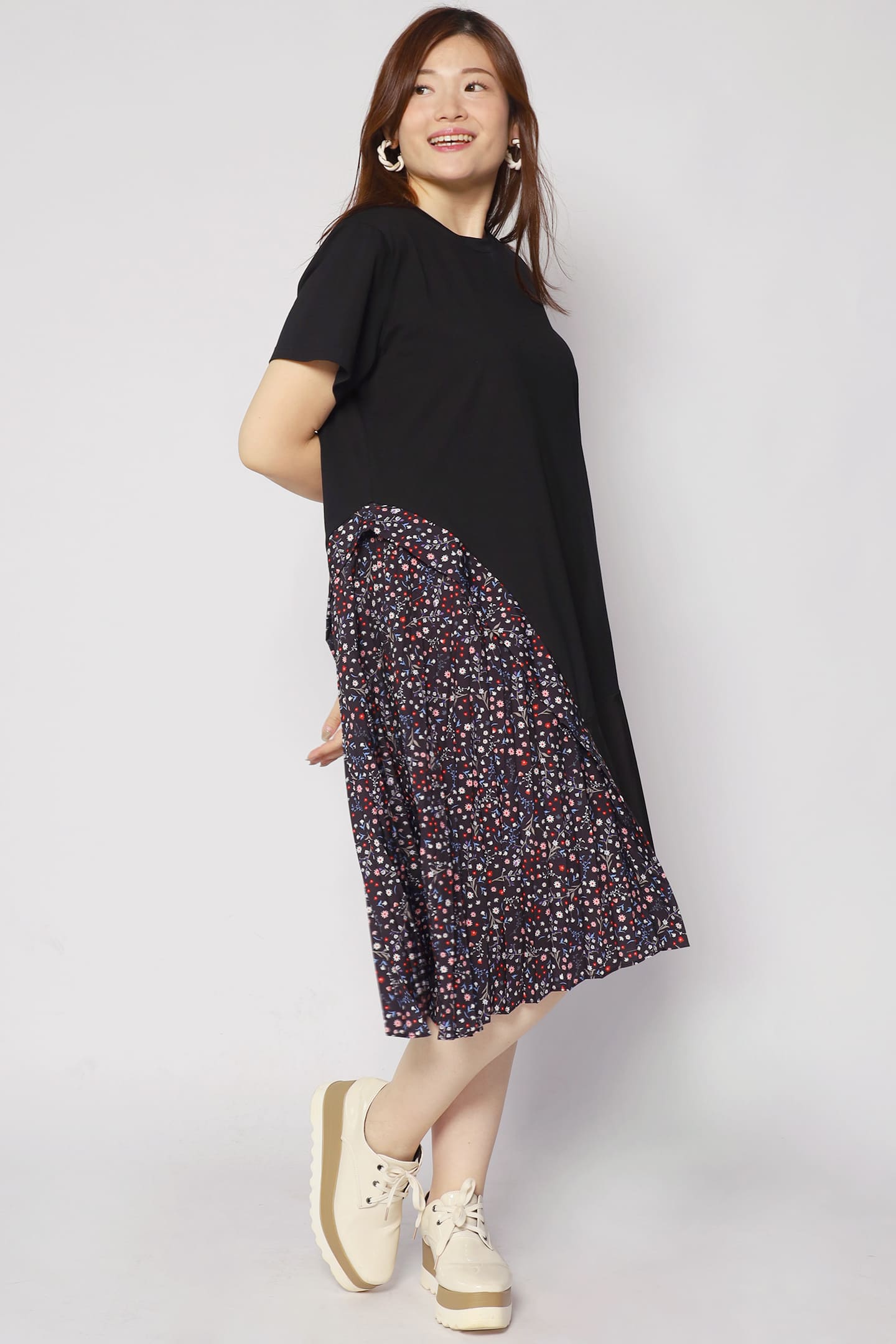 Anna Dress in Ditsy Floral