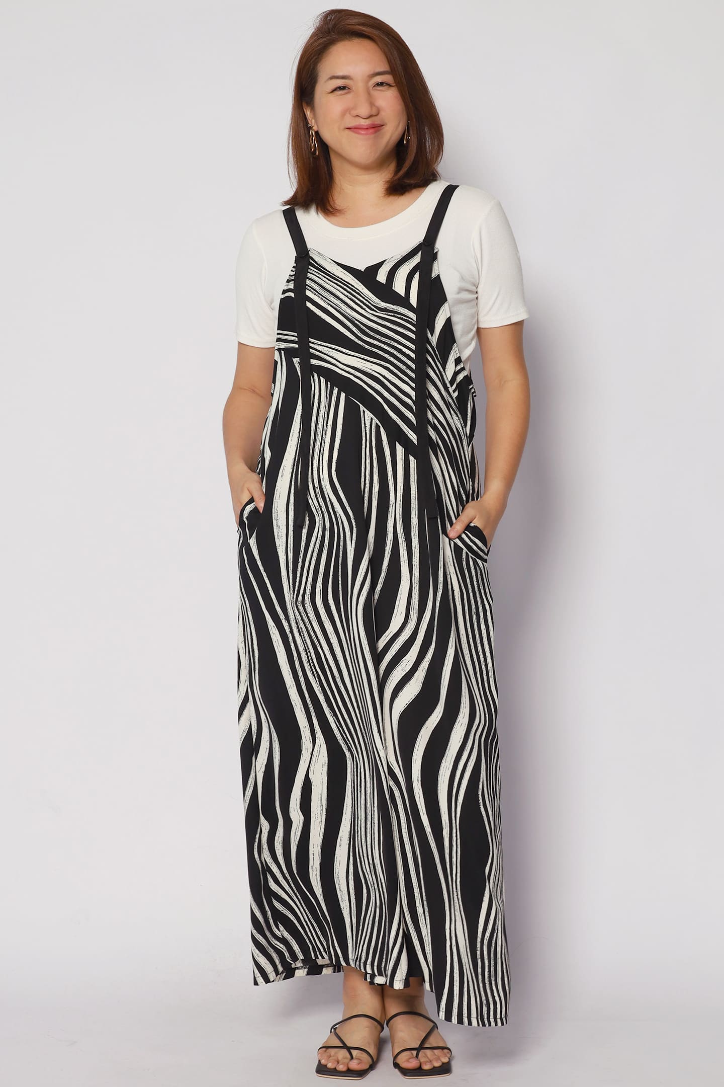 Cassie Jumpsuit in Zebra Print