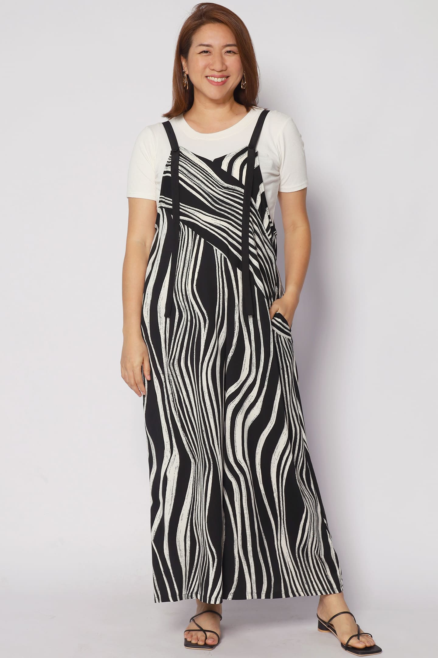 Cassie Jumpsuit in Zebra Print