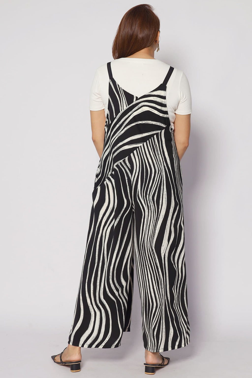 Cassie Jumpsuit in Zebra Print