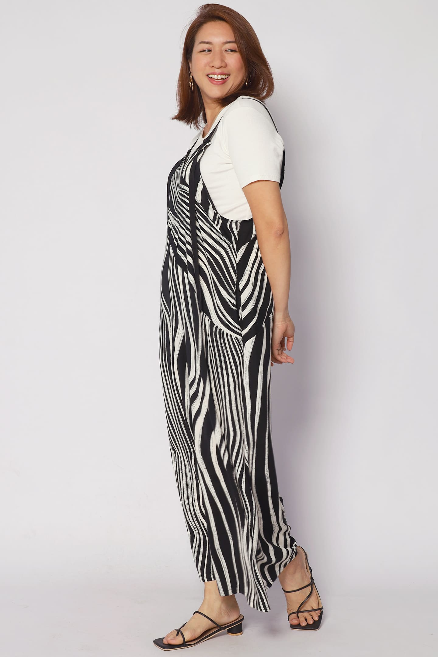 Cassie Jumpsuit in Zebra Print