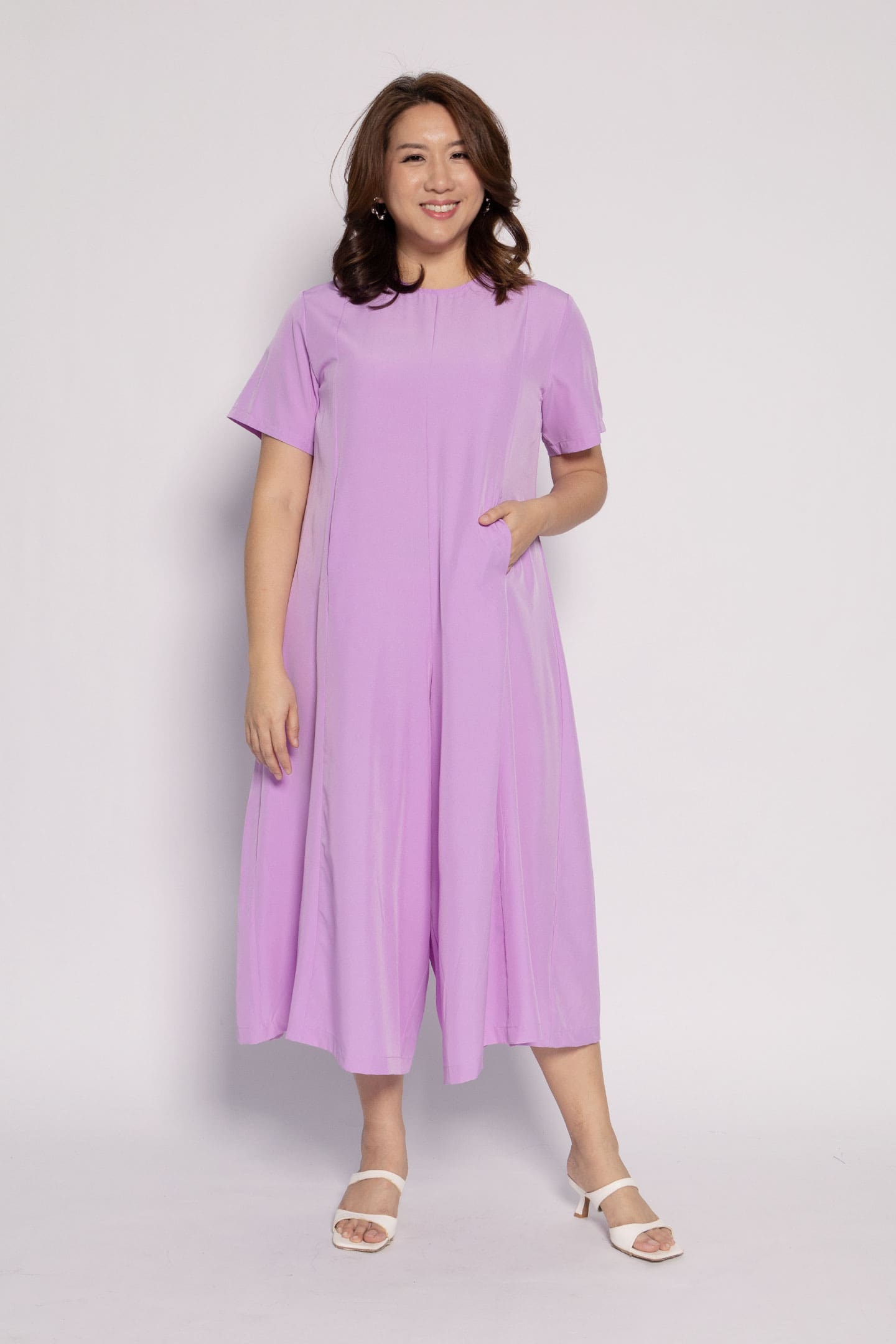 Celine Jumpsuit in Lavender