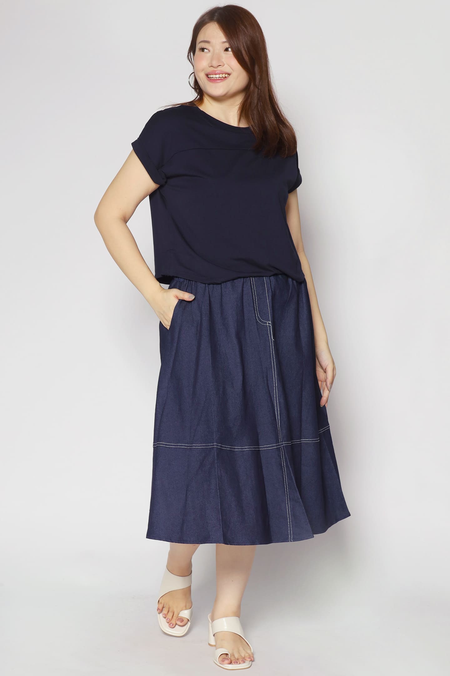 Darlene Dress in Denim