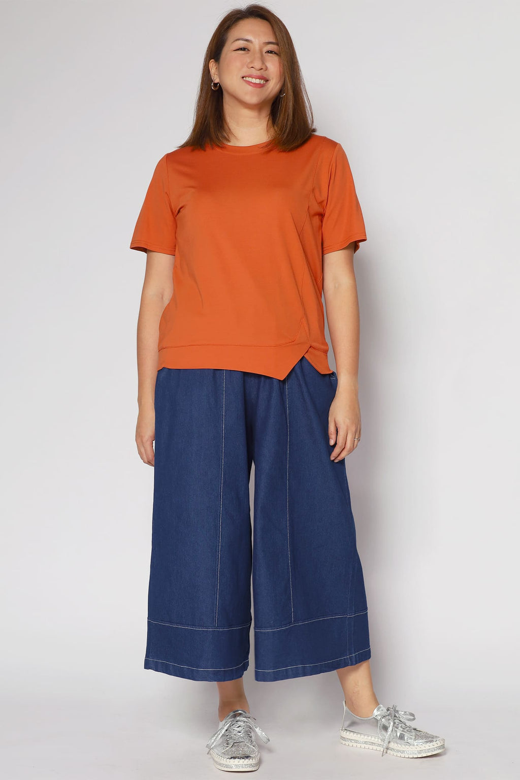 Shy Culottes in Dark Denim