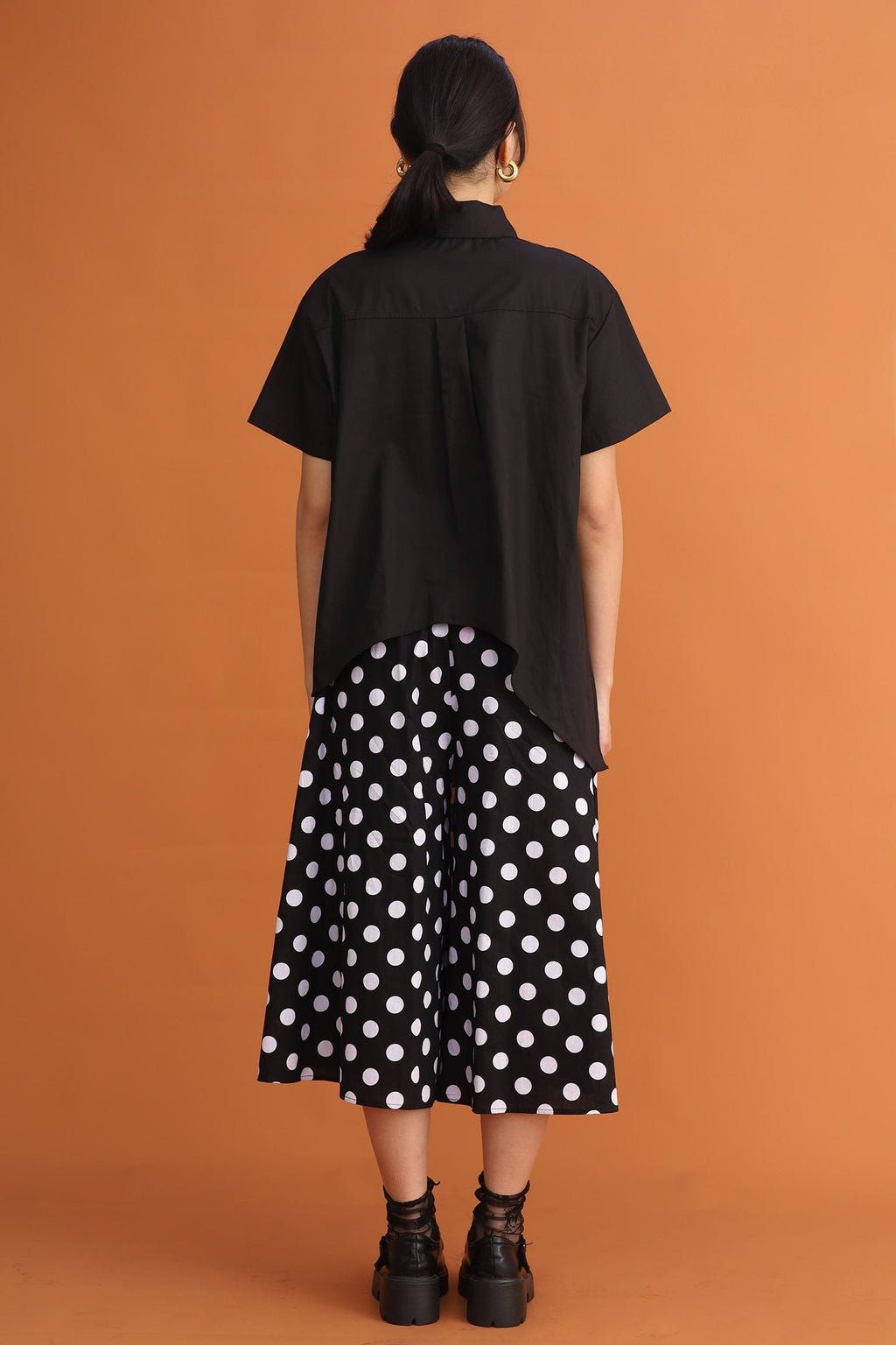 CHOSEN - Dada Asymmetrical Shirt in Black