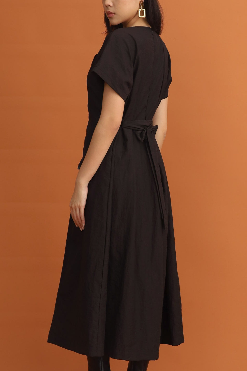 CHOSEN - Felita Zipper Jumpsuit in Black