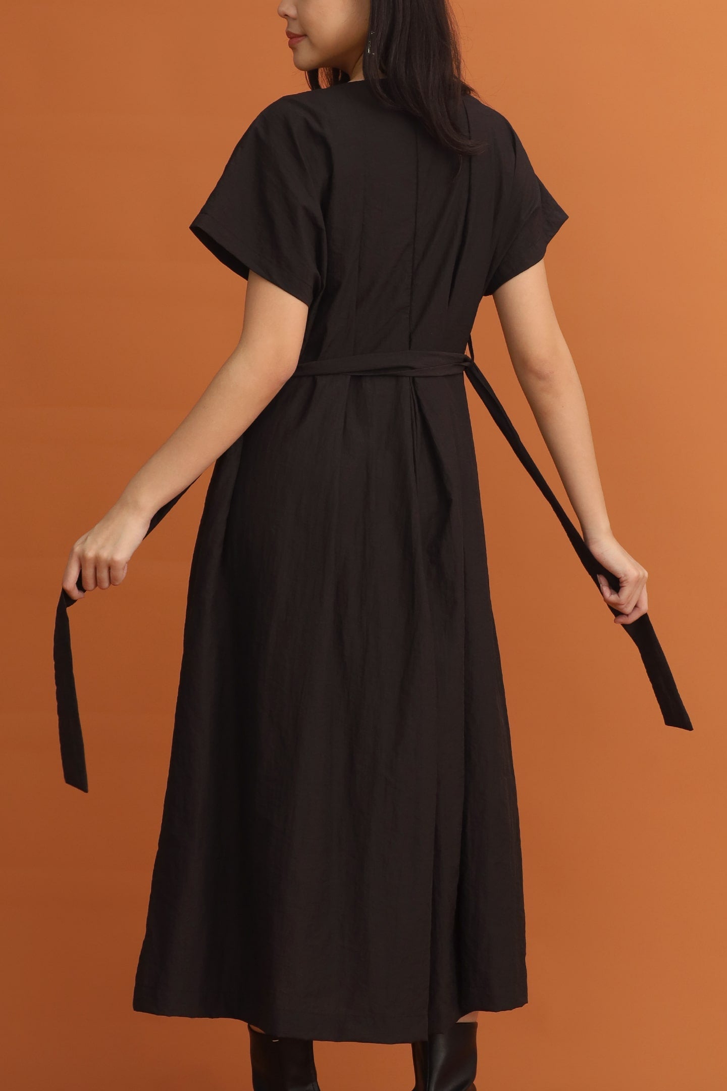 CHOSEN - Felita Zipper Jumpsuit in Black