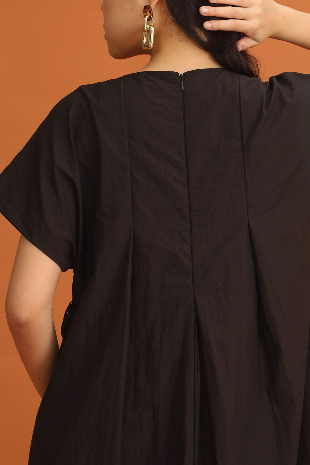 CHOSEN - Felita Zipper Jumpsuit in Black