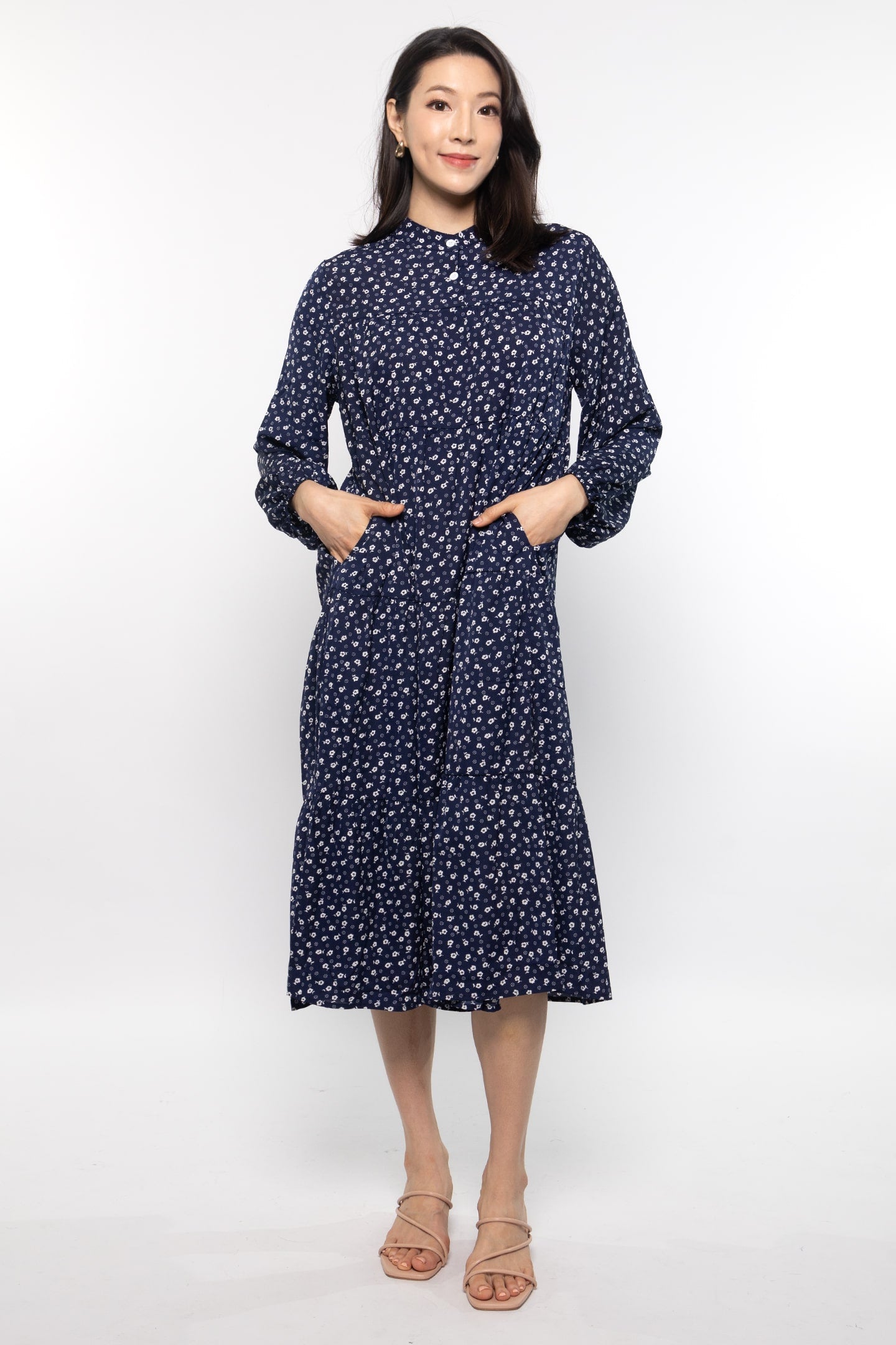 Demi Dress in Tiny Floral