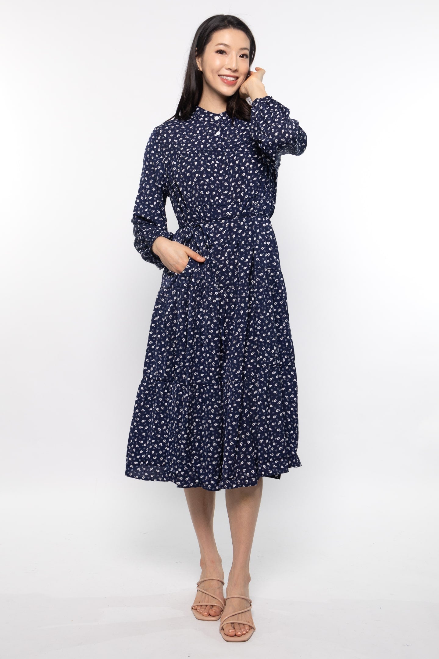 Demi Dress in Tiny Floral