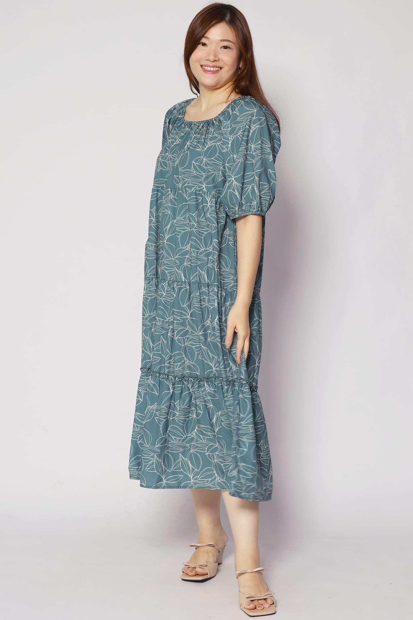 Kerra Dress in Greenery