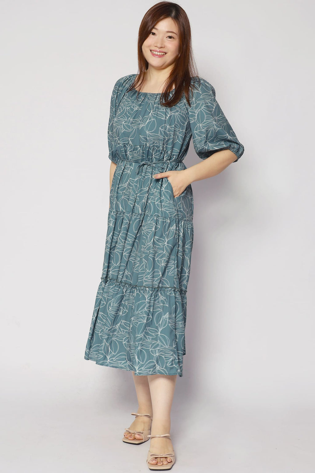 Kerra Dress in Greenery