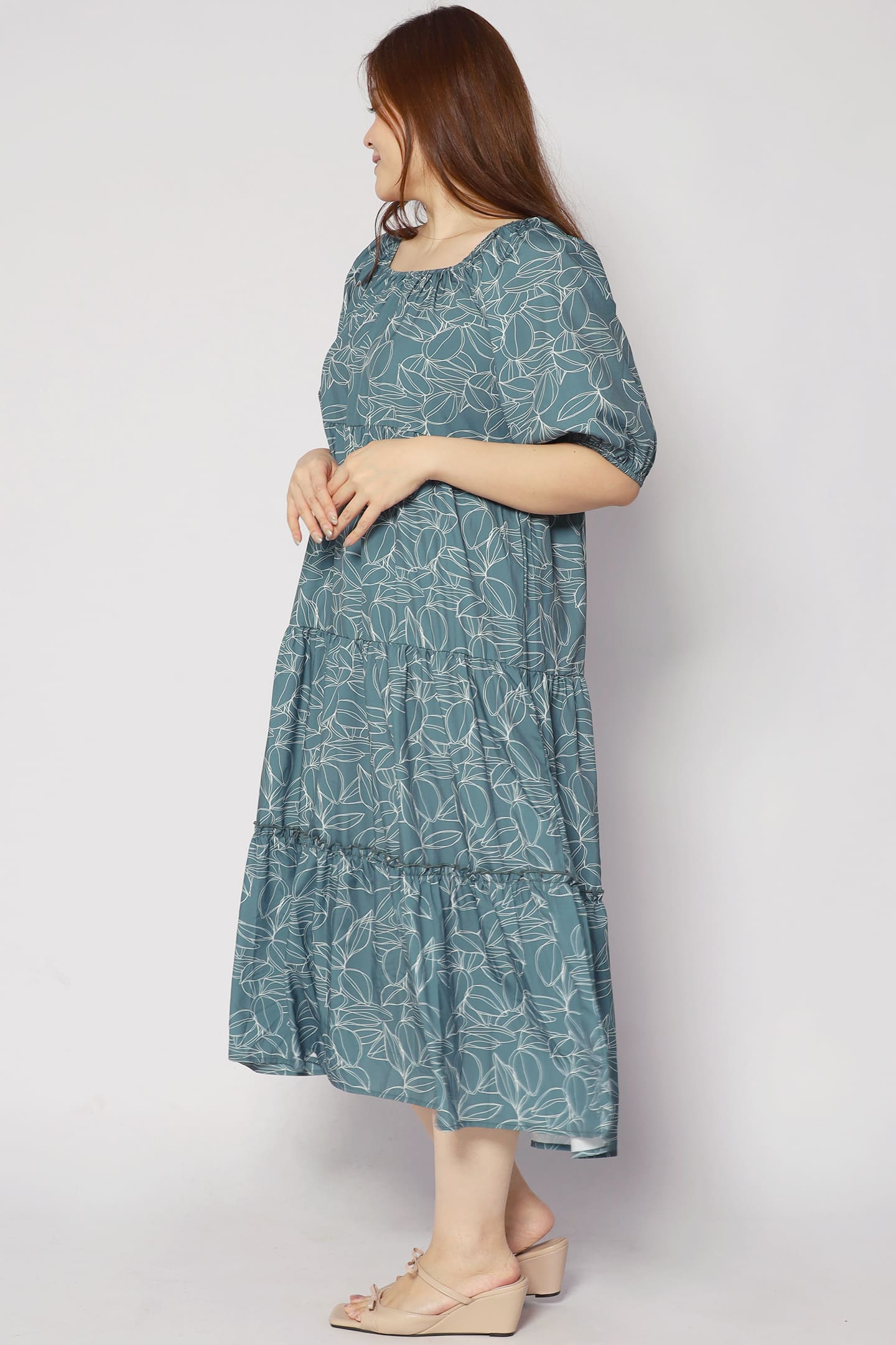 Kerra Dress in Greenery