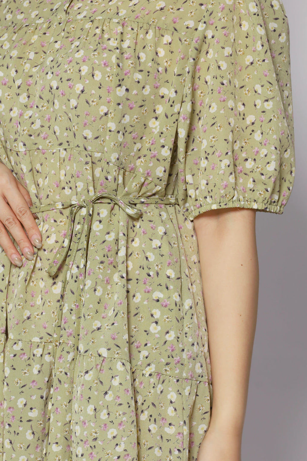 Moore Dress in Green Garden