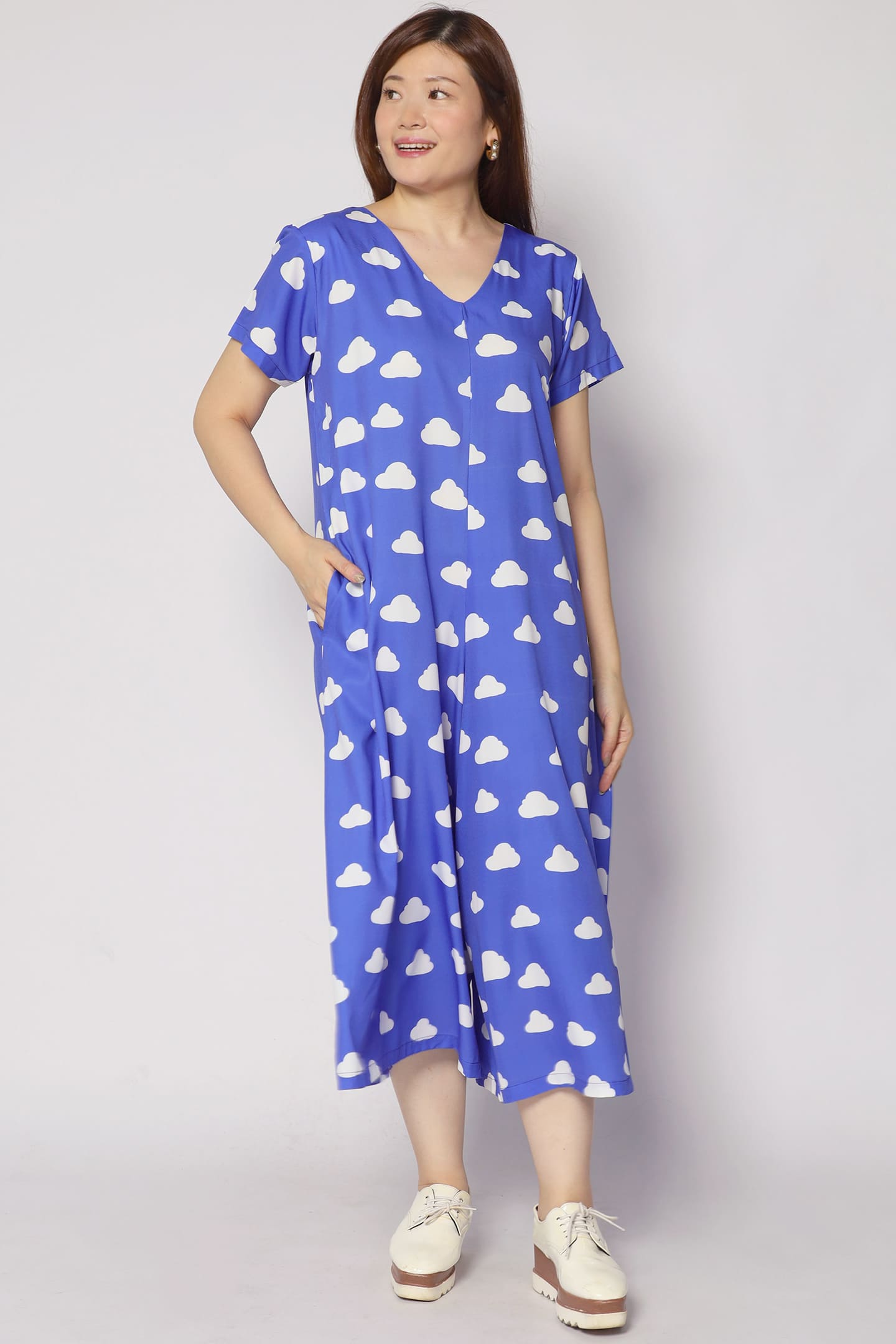 Shirokuro Jumpsuit in Clouds
