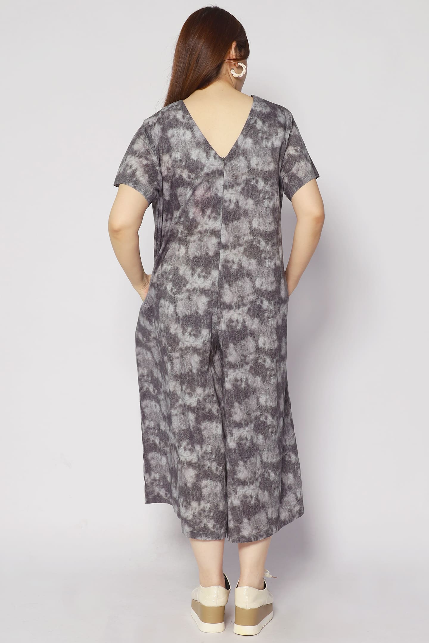 Shirokuro Jumpsuit in Grey Tones