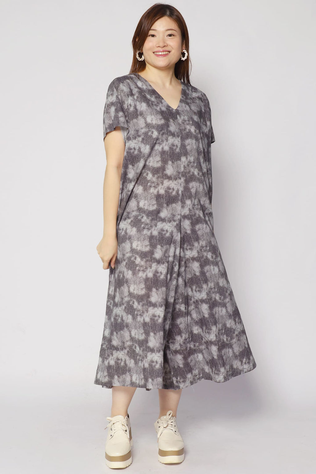 Shirokuro Jumpsuit in Grey Tones