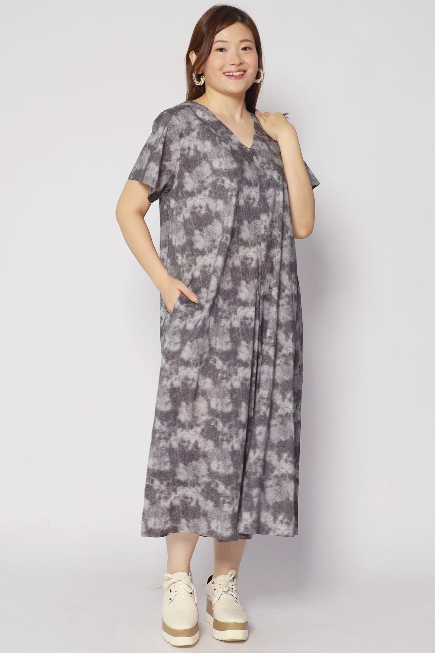 Shirokuro Jumpsuit in Grey Tones