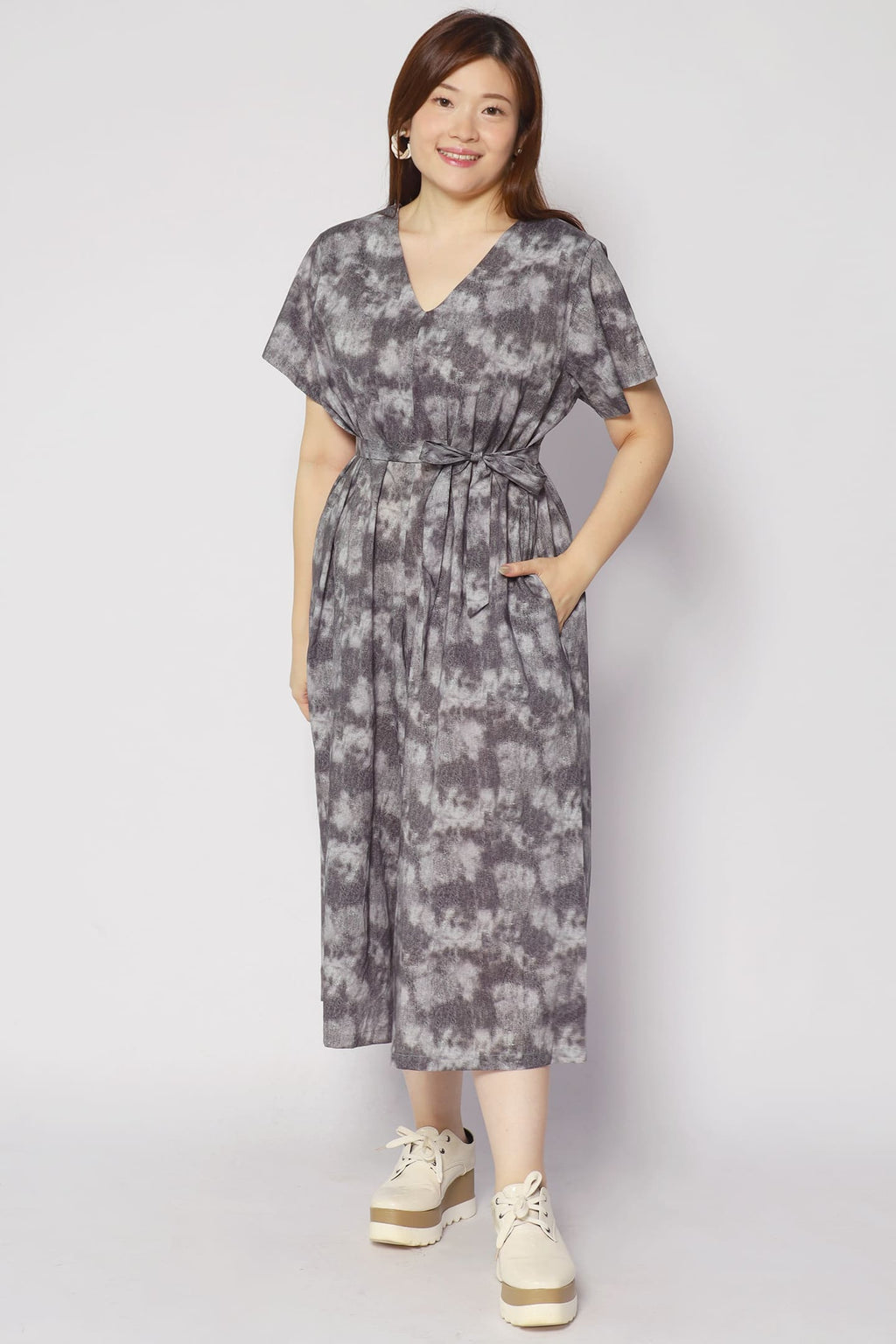 Shirokuro Jumpsuit in Grey Tones