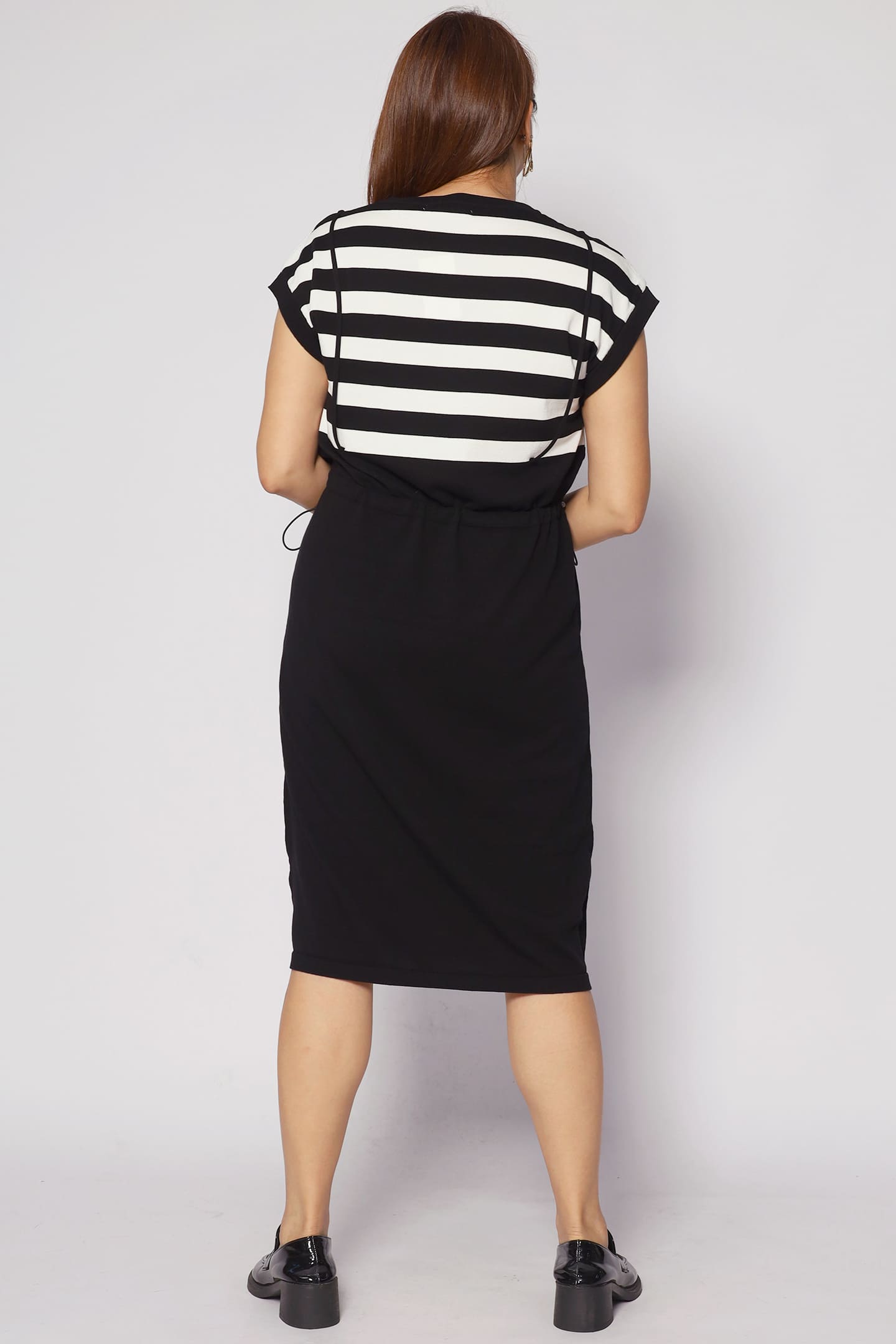 Windie Knit Dress in Stripes