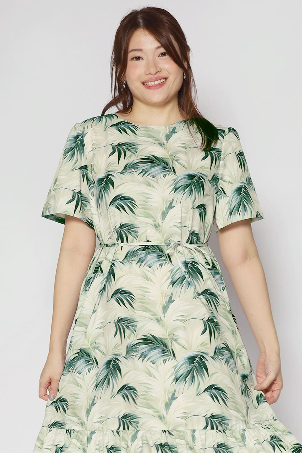 Xing Dress in Lush Ferns