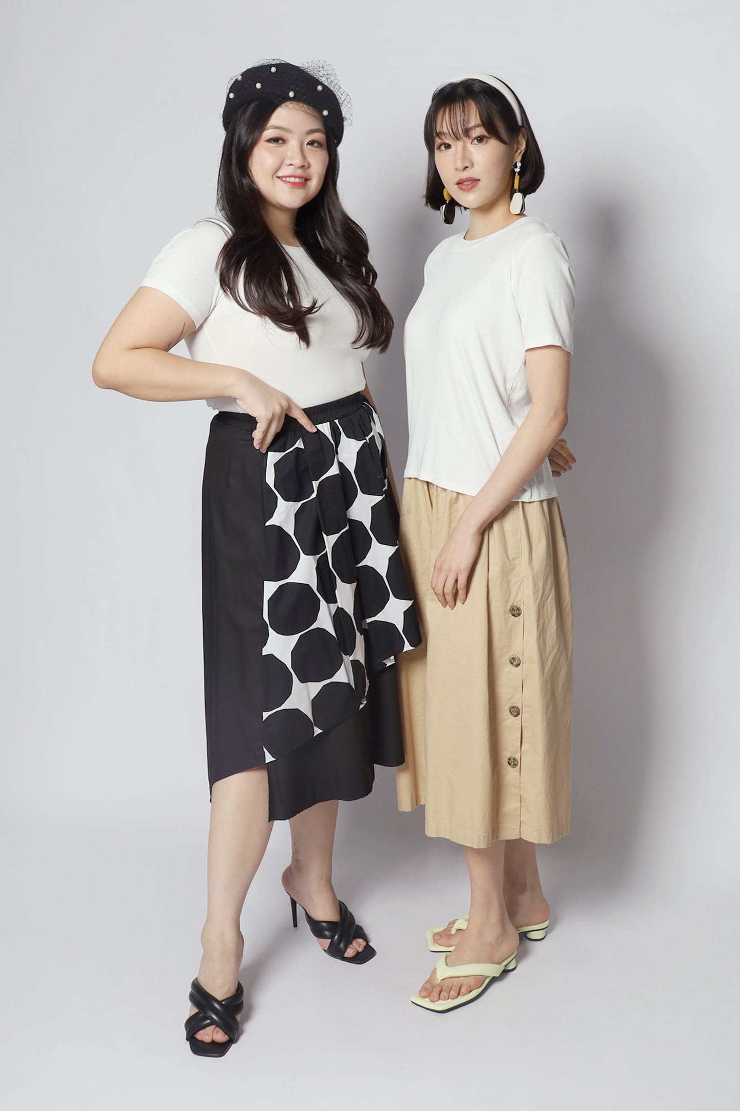 Basic Round Neck Top in White