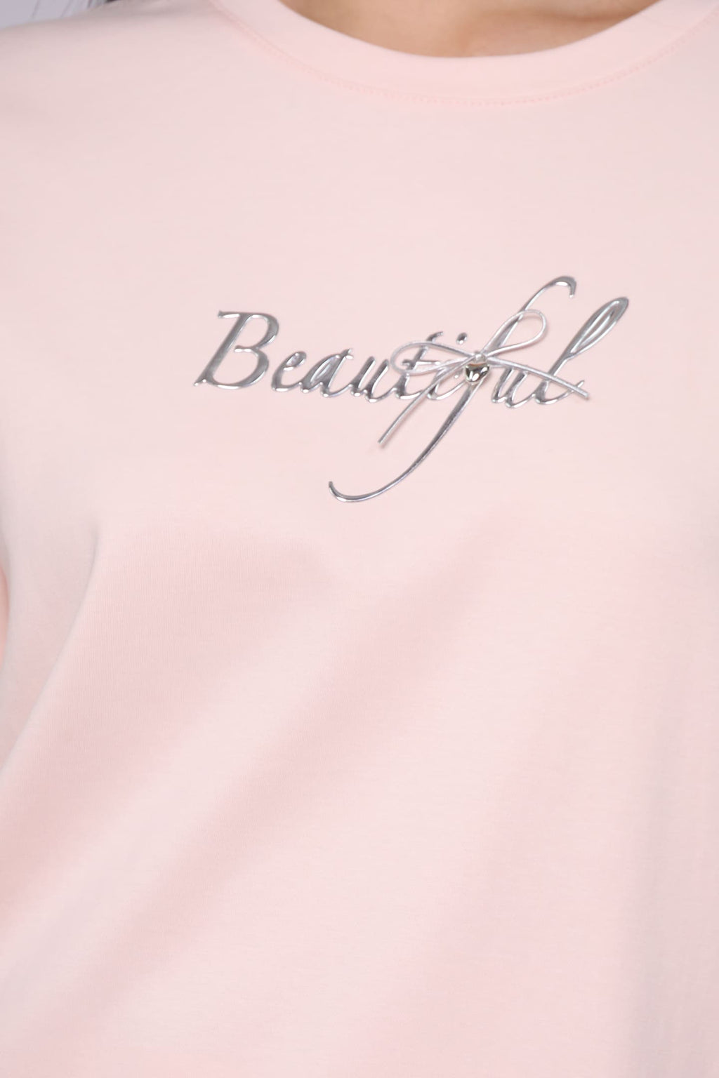 JOY - Beautiful Tee in Baby Pink