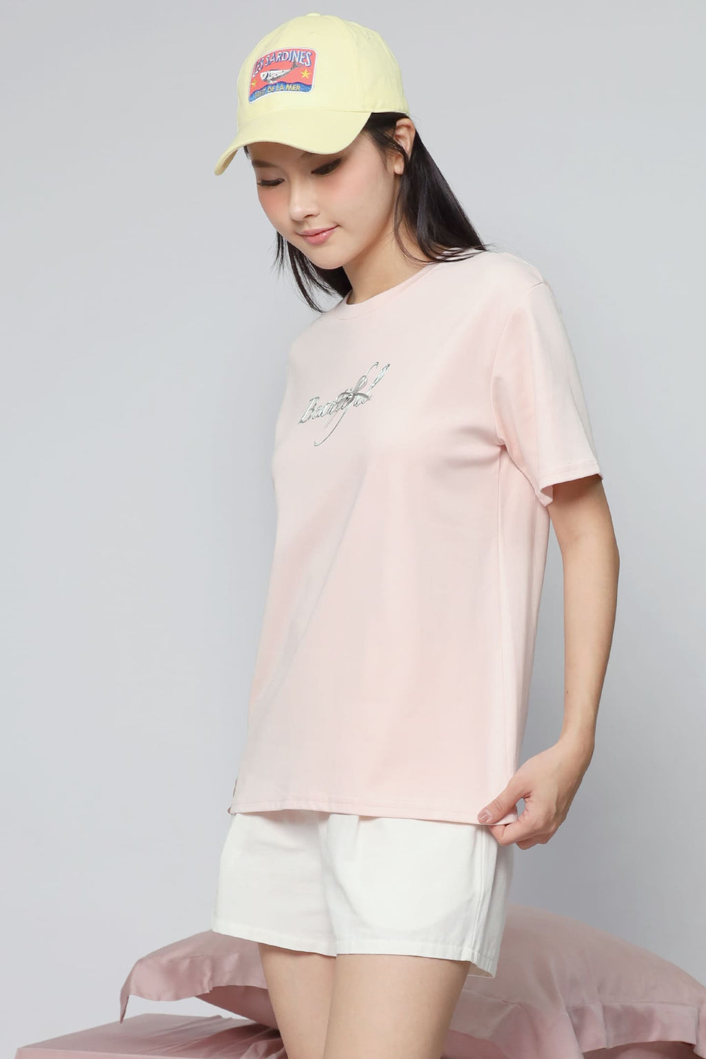 JOY - Beautiful Tee in Baby Pink