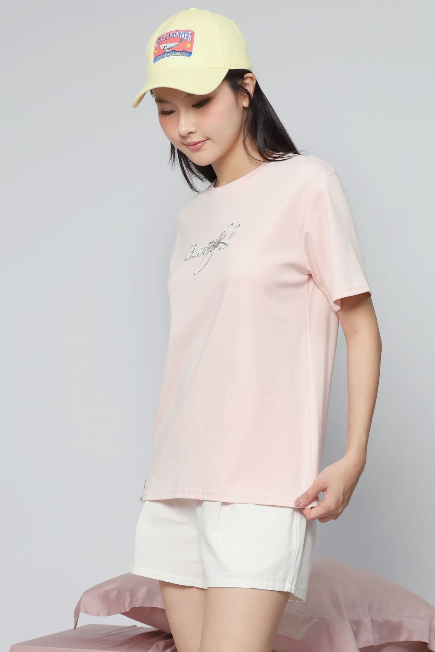 JOY - Beautiful Tee in Baby Pink