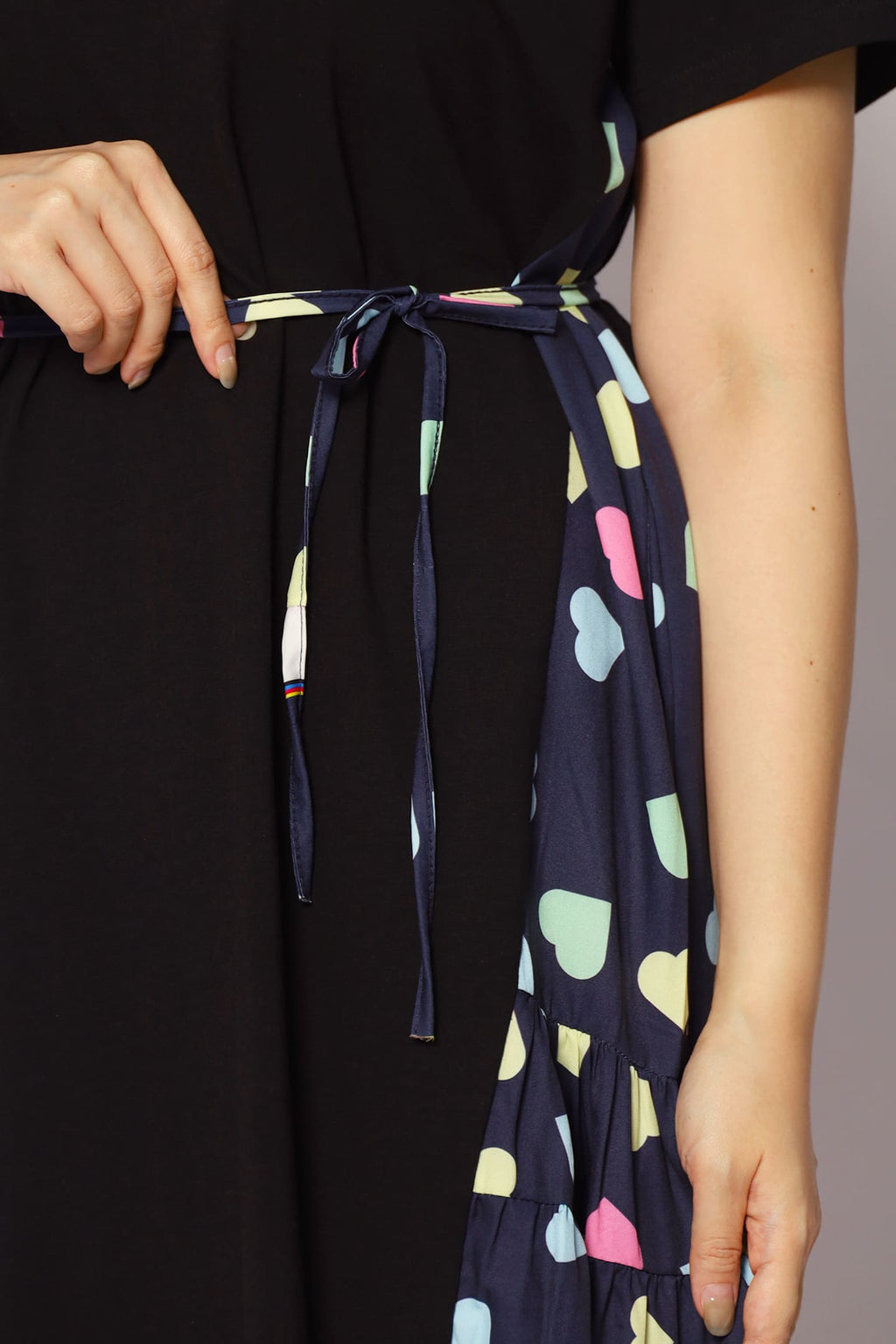 Ava Dress in Blue Hearts