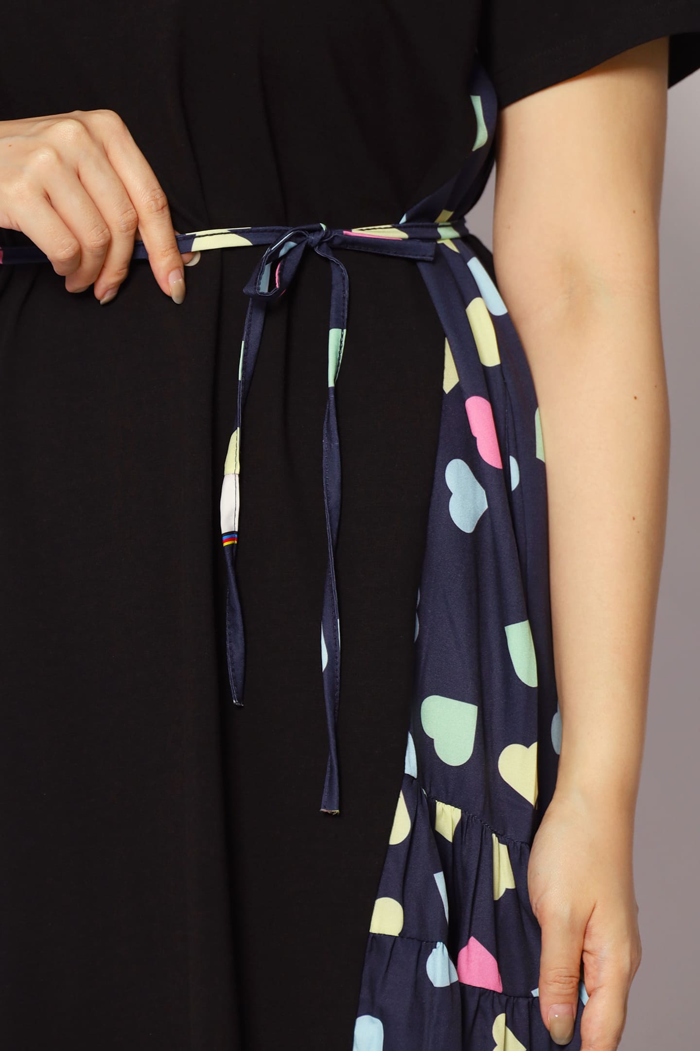 Ava Dress in Blue Hearts