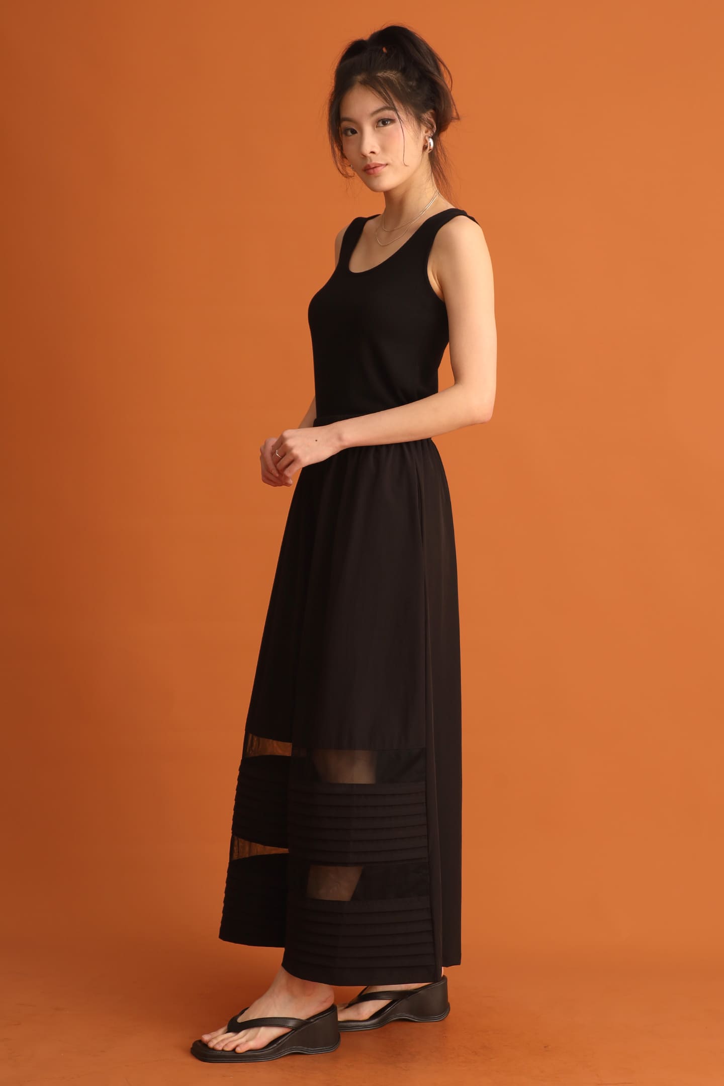 CHOSEN - Bo Young Mesh Pants in Black