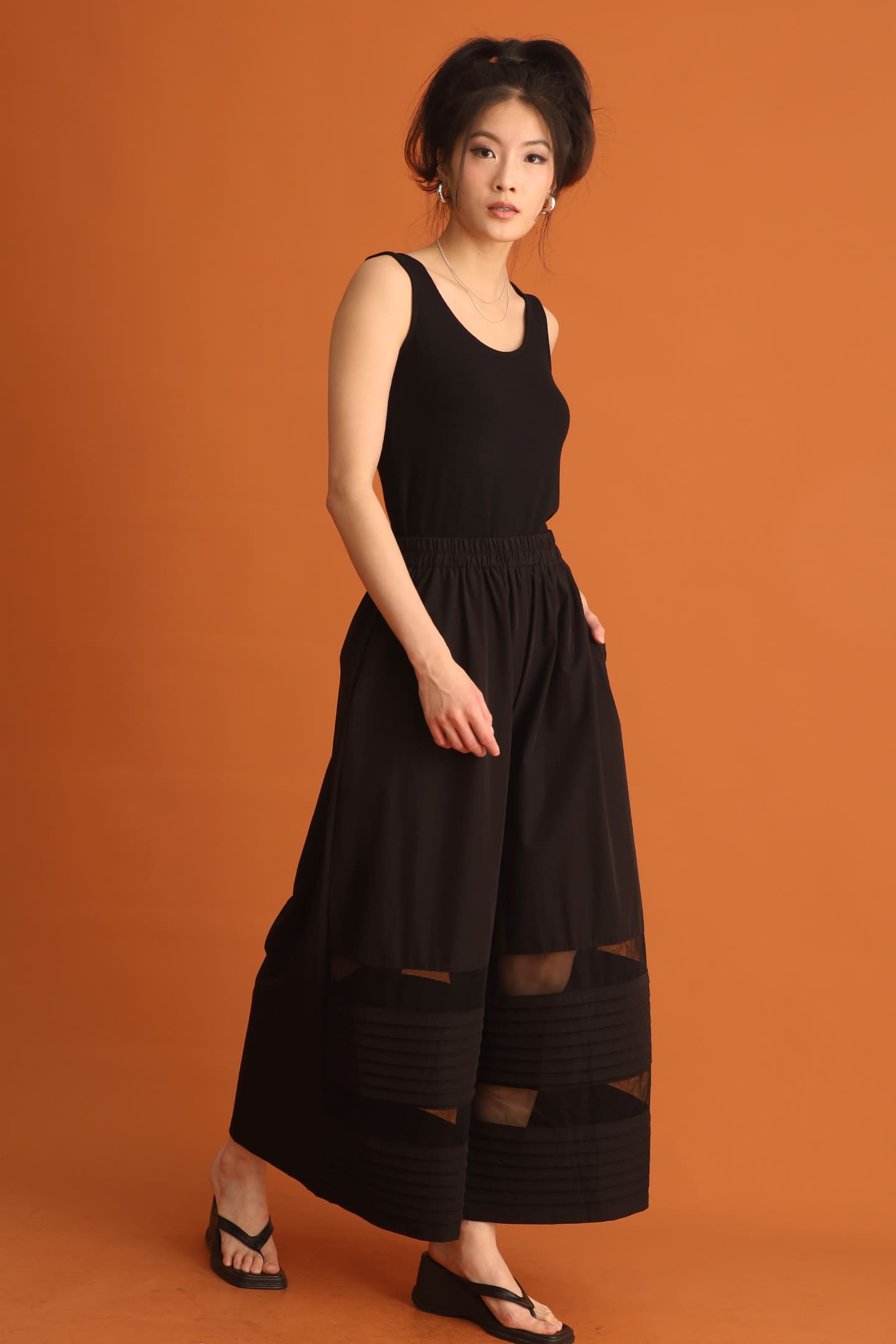 CHOSEN - Bo Young Mesh Pants in Black