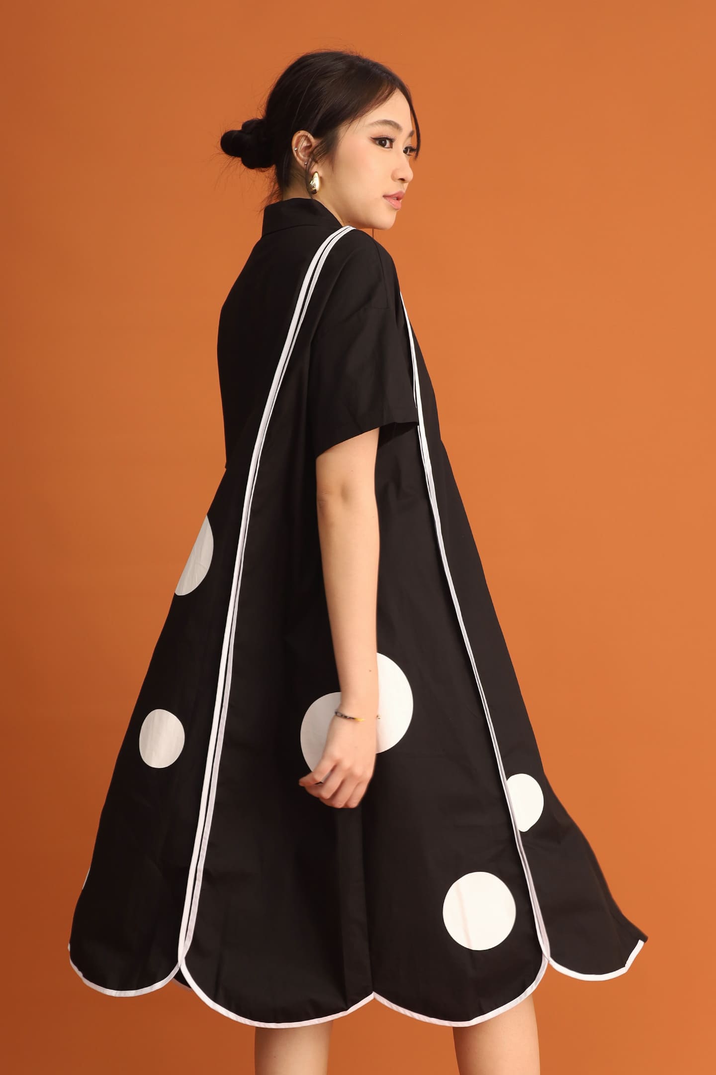 CHOSEN - Bruno Polkadot Shirt Dress