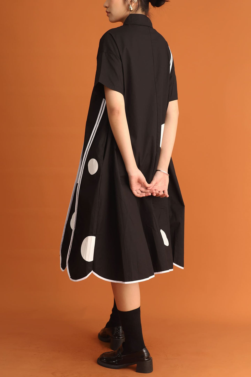 CHOSEN - Bruno Polkadot Shirt Dress