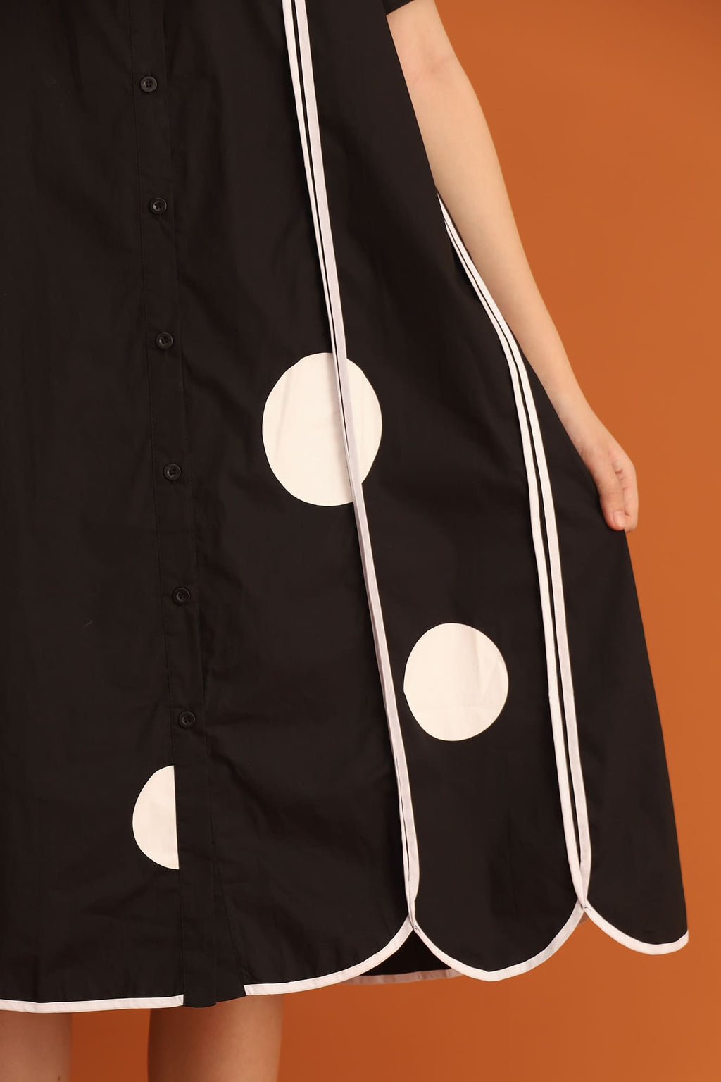 CHOSEN - Bruno Polkadot Shirt Dress