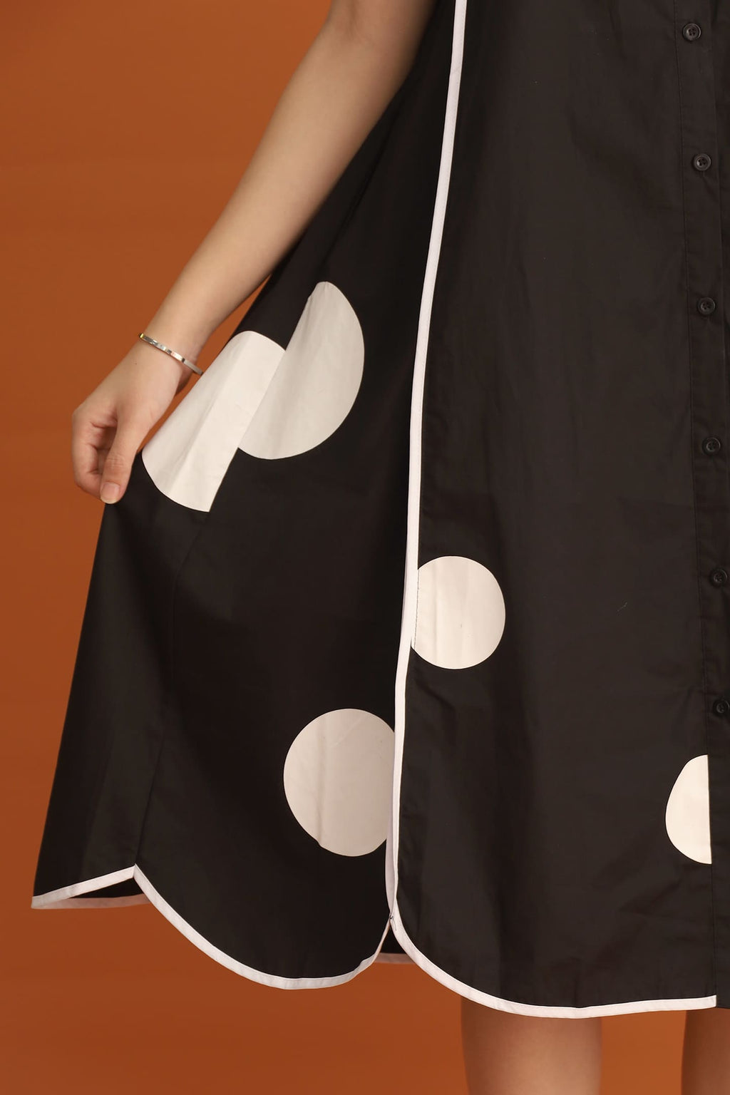 CHOSEN - Bruno Polkadot Shirt Dress