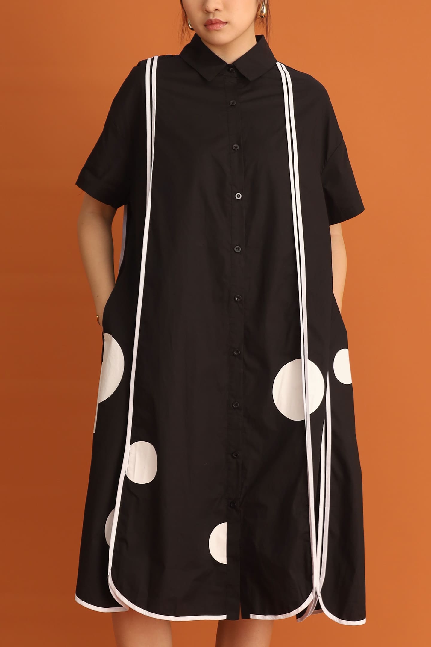 CHOSEN - Bruno Polkadot Shirt Dress