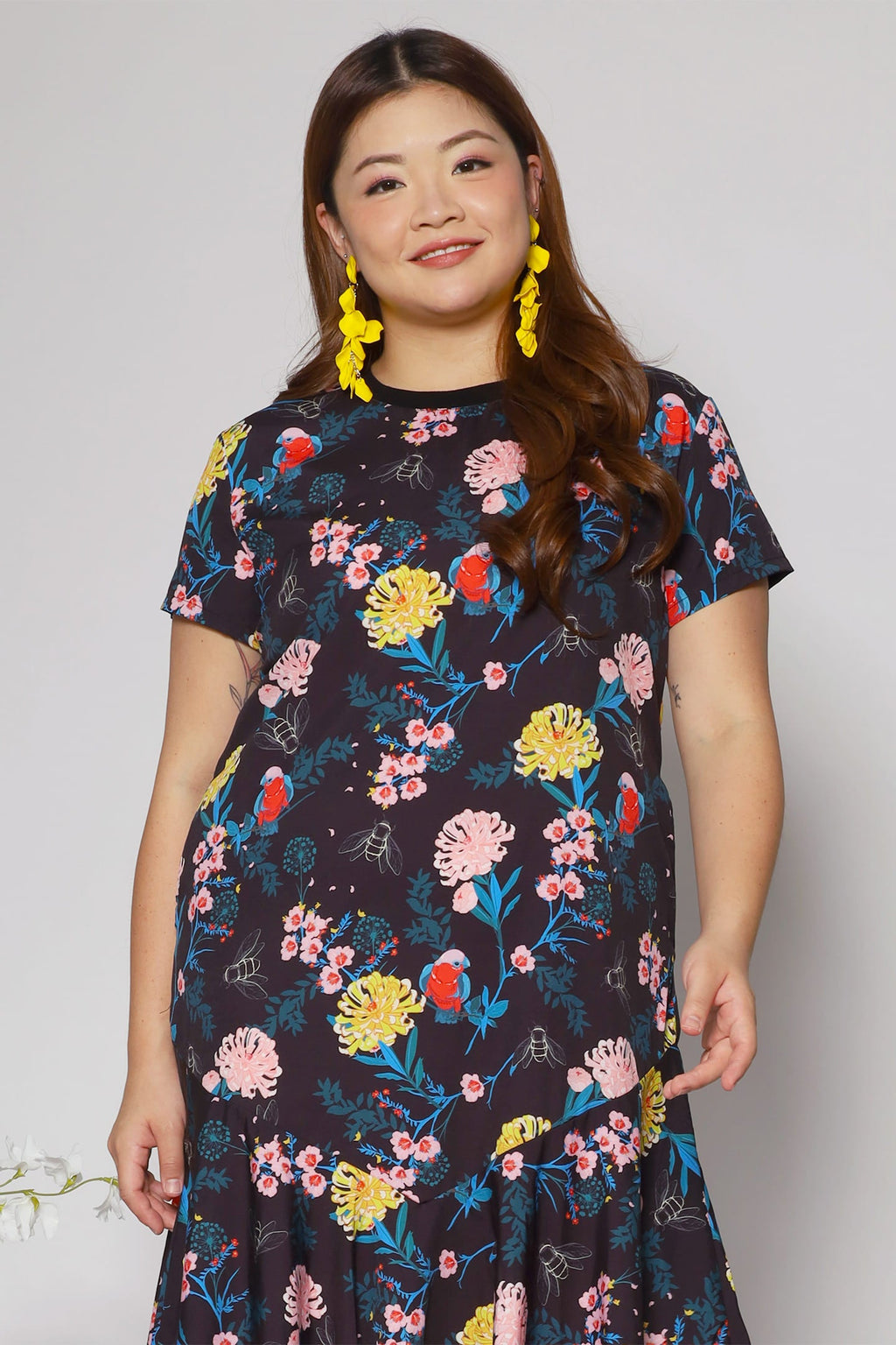 Bundchen Dress in Floral Harmony