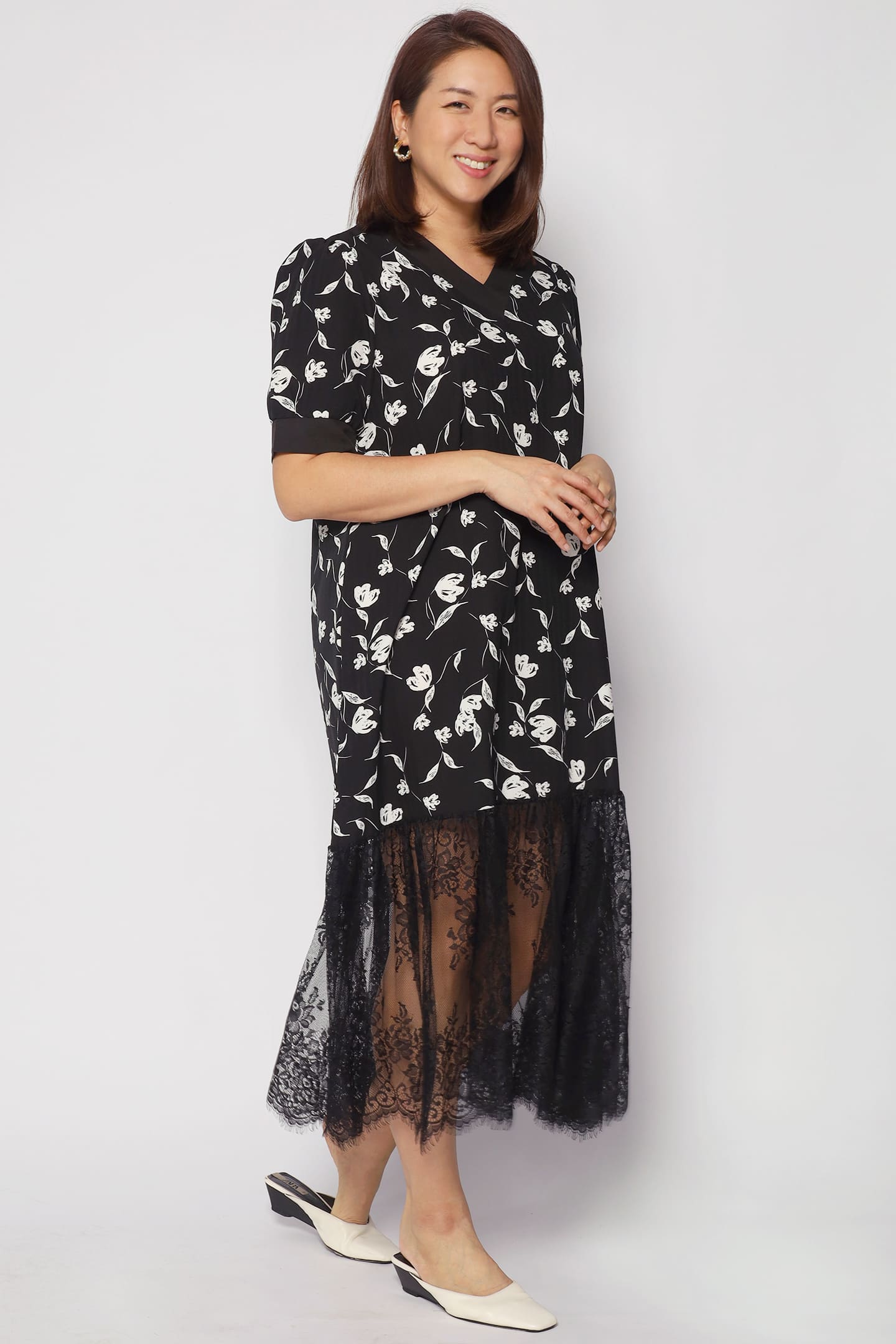 Calandra Floral Lace Dress