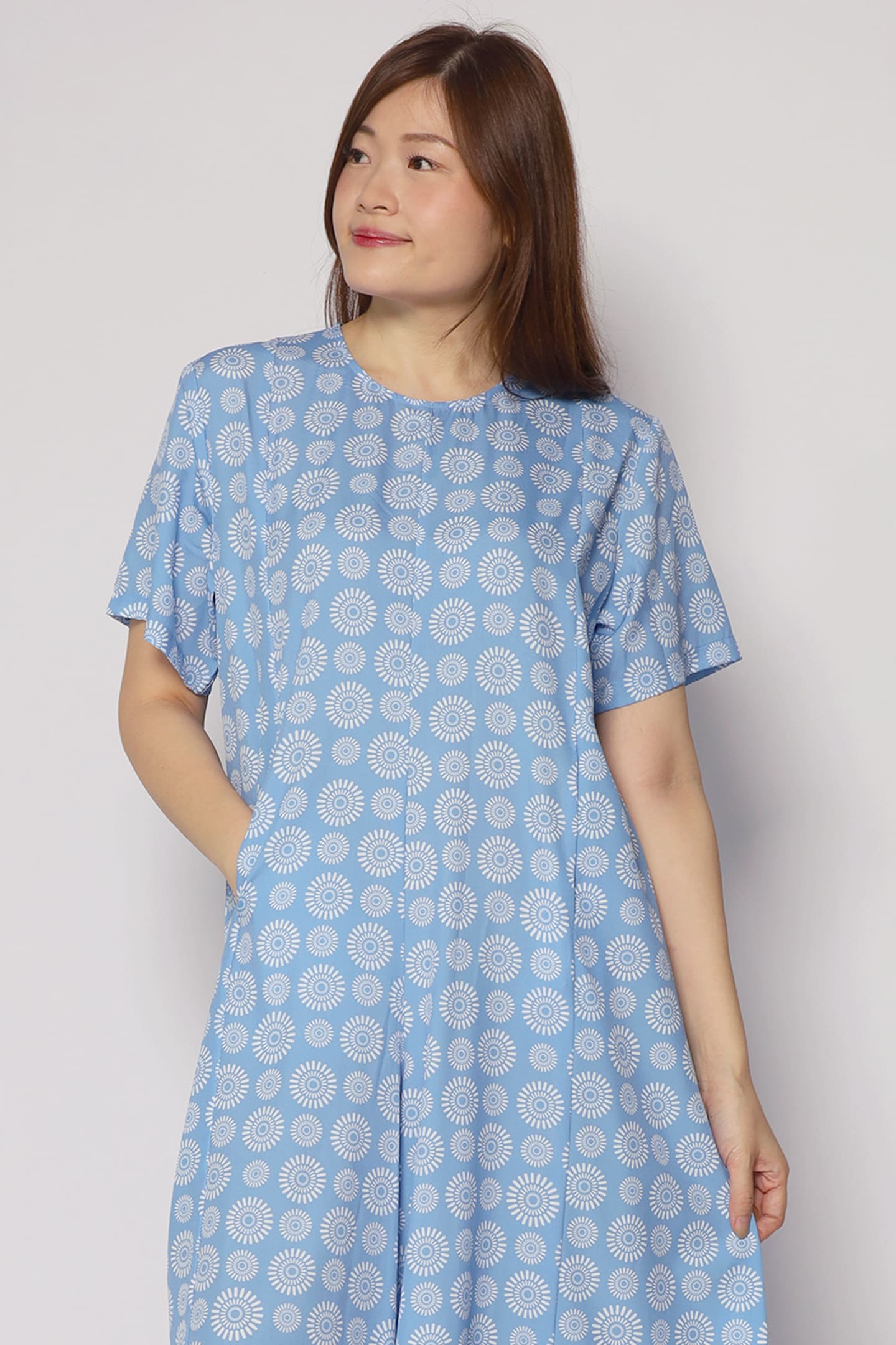 Celine Jumpsuit in Seamless Circles