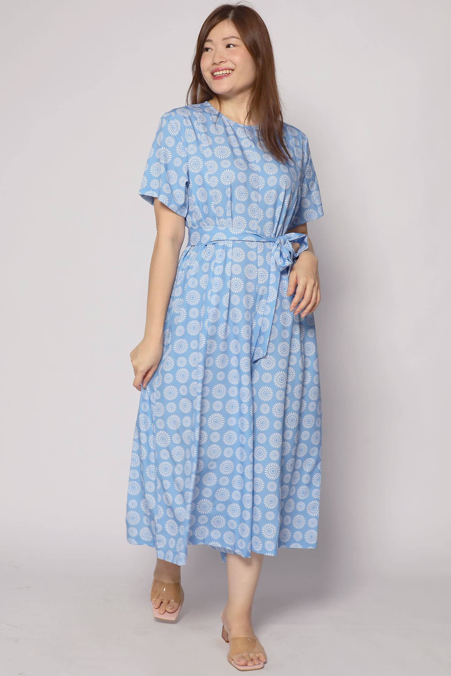 Celine Jumpsuit in Seamless Circles