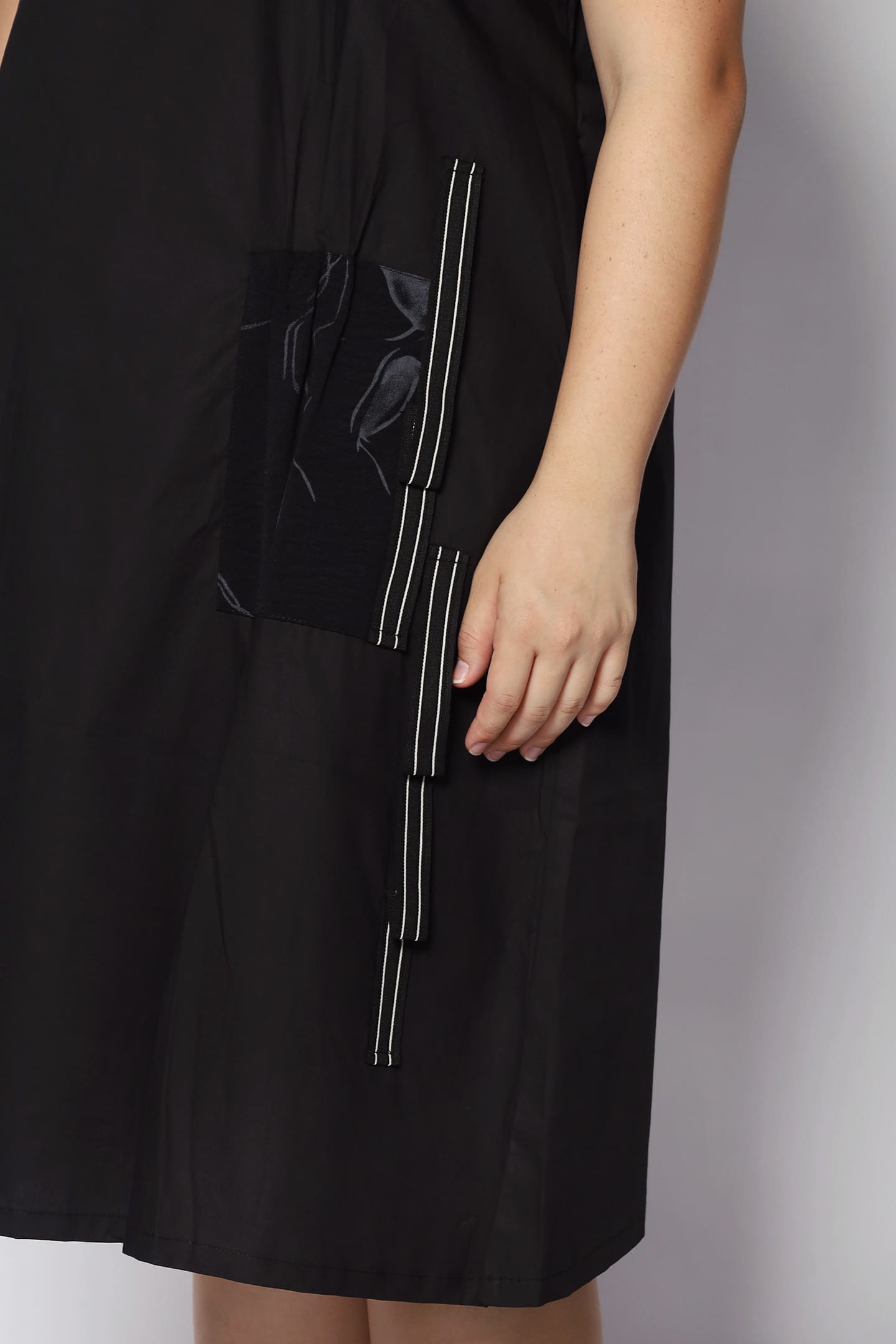 Dano Ruched Dress in Black