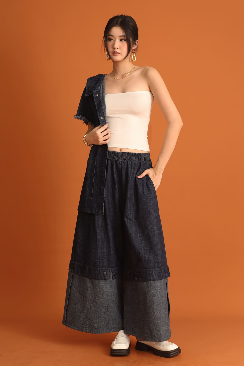 CHOSEN - Minji Denim Wide Leg Pants