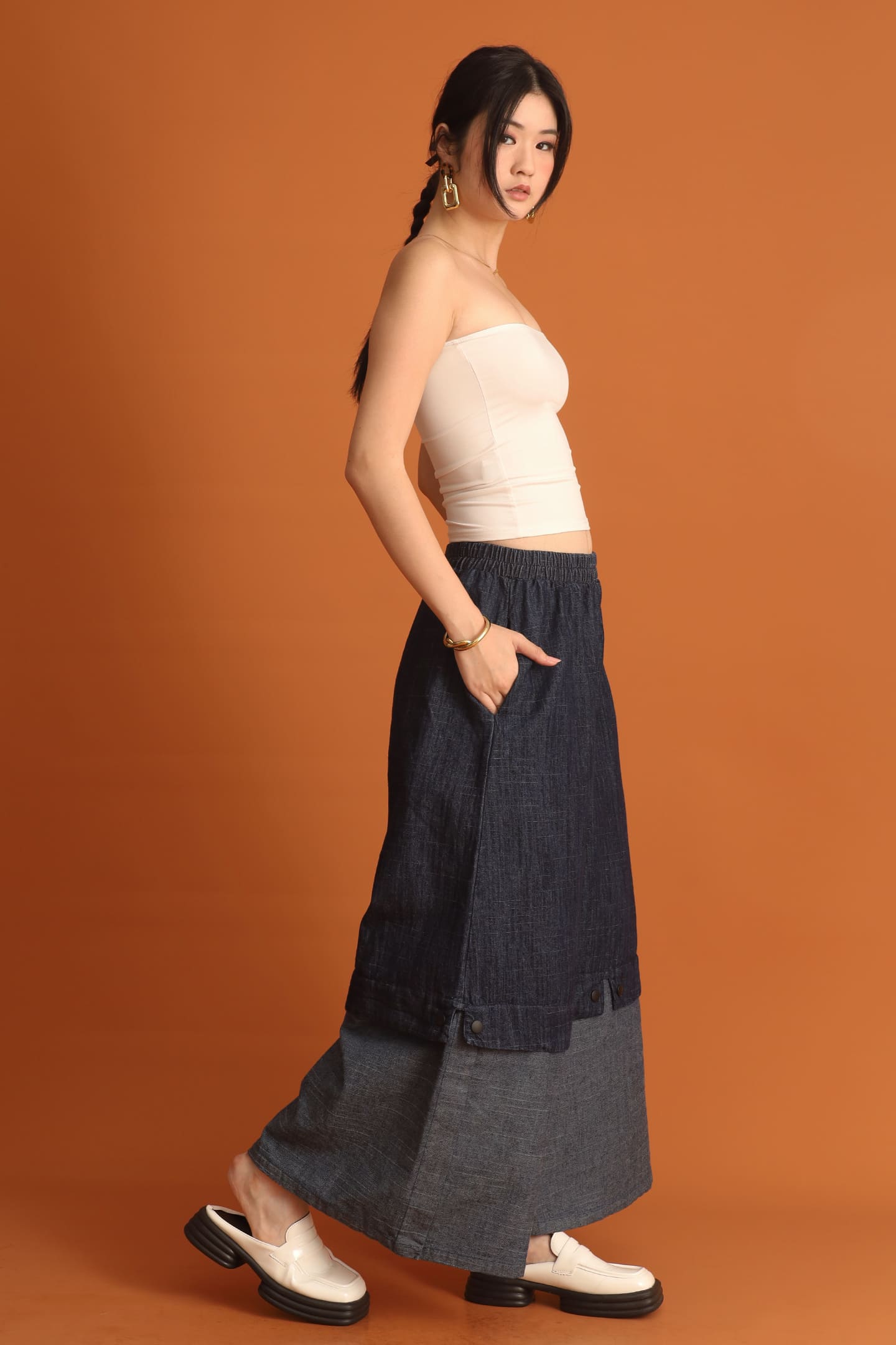 CHOSEN - Minji Denim Wide Leg Pants