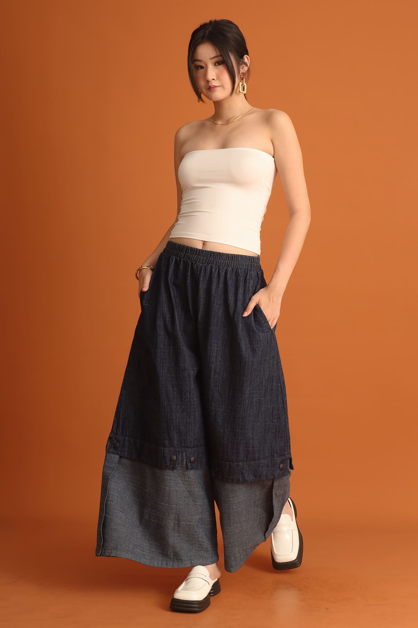 CHOSEN - Minji Denim Wide Leg Pants