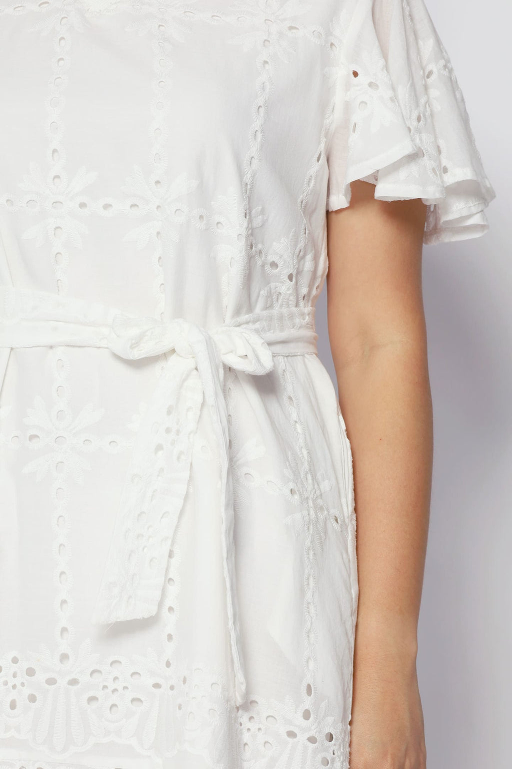 Ellie Eyelet Crochet Dress