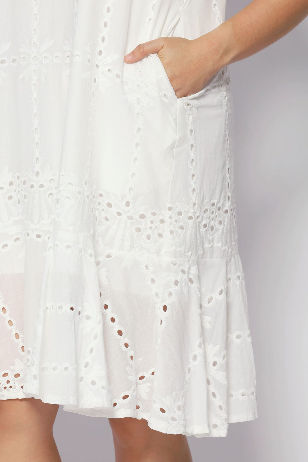 Ellie Eyelet Crochet Dress