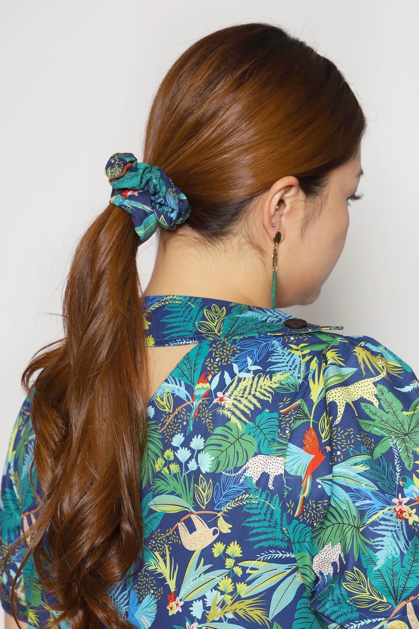 Bagel Scrunchie in Forest